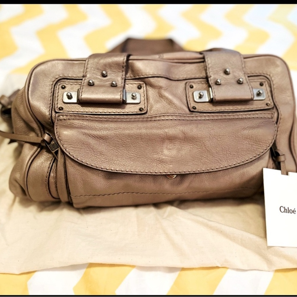 Chloe Brown Satchel Bag